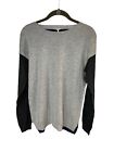 Rebecca Taylor Colorblock Wool Blend Lightweight Sweater Top Small