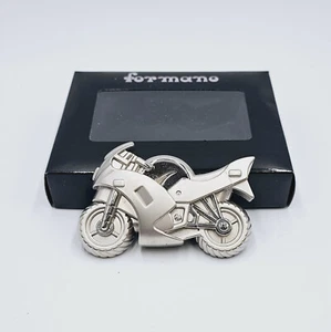 Formano Flaschenöffner Magnet Motorrad Silber 8 cm - Bild 1 von 2