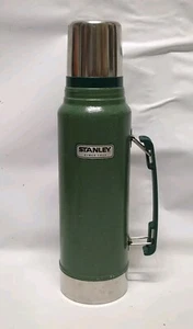 Klassische Stanley Vakuum Thermosflasche Kaffee Grün Hammertone 1,1 Quart Edelstahl - Bild 1 von 7