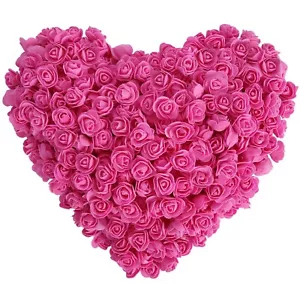 Mini Foam Rose Heads 500PCS Artificial Flower Foam Fake Flower Bulk for DIY C... - Picture 1 of 7