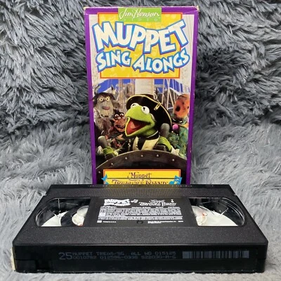 Muppet Sing Alongs - Muppet Treasure Island VHS Tape 1996 Jim Henson Video - Image 1 of 4