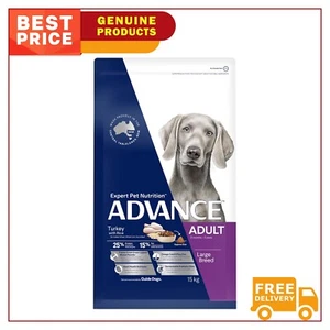 ADVANCE Dog Food Turkey and Rice Dry Food for Adult Large Breed Dogs - 15 KG - Picture 1 of 2