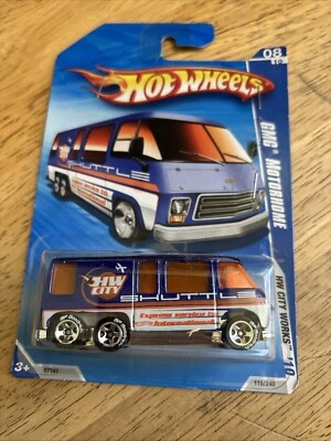 Hot Wheels '10 HW City Works GMC Motorhome #08/10 NIB - Image 1 of 3