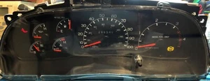 1999-2003 FORD F250/350/450/550/ USED DASHBOARD INSTRUMENT CLUSTER FOR SALE - Picture 1 of 6