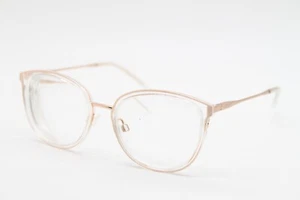 NEW DKNY DK7011 976 GOLD CLEAR AUTHENTIC EYEGLASSES 54-19 - Picture 1 of 4