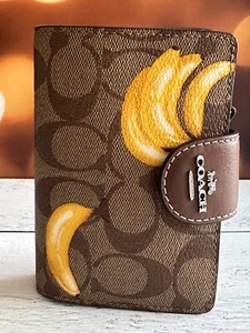 NWT Coach Medium Corner Zip Wallet signature~leather~floral~solid pick one - Picture 1 of 102