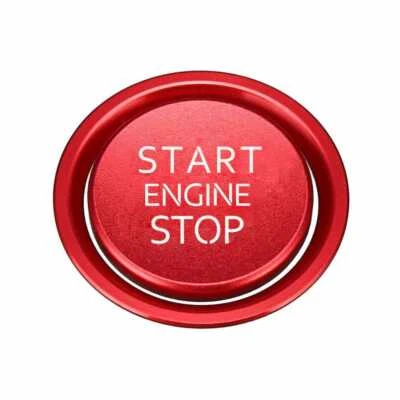 NEW Red Keyless Engine Push Start Button w/ Ring For Audi A4 A5 A6 - Изображение 1 из 4