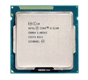 Intel i3-3240 Dual Core 3.4GHz 4 Threads LGA 1155 SR0RH 3MB Cache CPU Processor - Picture 1 of 4