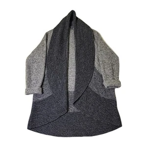 Eileen Fisher Womens Open Cardigan Sweater Knit Ombre Shawl Size XL 22x 35 - Picture 1 of 7