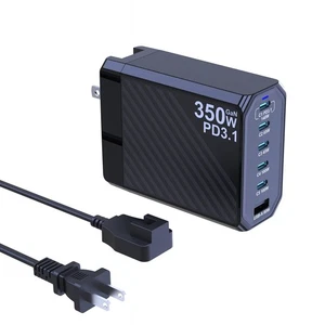 350W USB C Charger, 6-Ports PD3.1 140W Fast Charging Station, GaN Foldable Ch... - Bild 1 von 9