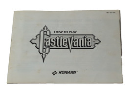 Castlevania Nintendo NES 1987 Konami Manual Only NES-CV-USA
