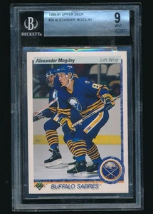 1990-91 Upper Deck rookie #24 Alexander Mogilny rc BGS 9 - Picture 1 of 2