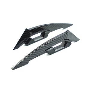 1 Pair Motorcycle Winglets Motorcycle Front Side Spoiler Aerodynamic Wing Set - Picture 1 of 12