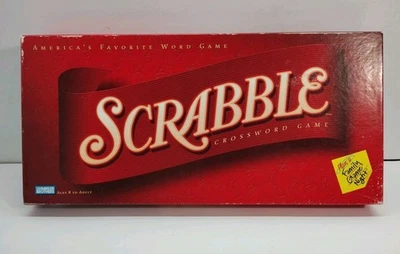 Scrabble Crossword Game 2001 Parker Brothers Hasbro Board Game - Image 1 of 4