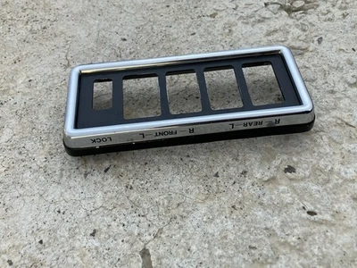 1986-1991 Mitsubishi Montero Driver Front Master Window Switch Trim Bezel OEM - Image 1 of 4