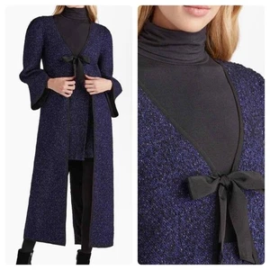 Hill House The Lou Lou Duster Jacket Midnight Tweed Gr. XS Neu - Bild 1 von 13