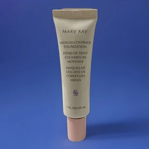 Mary Kay Medium Coverage Foundation Bronze 607 Pink Cap Discontinued - Picture 1 of 6