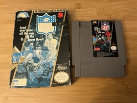 NFL National Football League (Nintendo, 1988) NES Game And Box