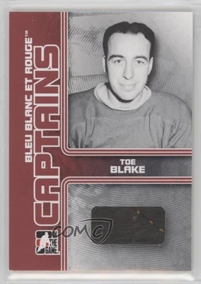 2008-09 ITG Bleu Blanc et Rouge Captains Rouge 1/1 Toe Blake #C-01 HOF 2d8 - Image 1 of 3