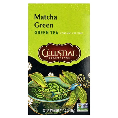 Té verde, Matcha, 20 bolsitas de té, 1 oz (29 g) Foto 1 de 3