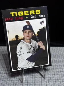 Béisbol Jace Jung 2025 Topps Heritage 25 aniversario #H25-20 RC Tigers - Imagen 1 de 2
