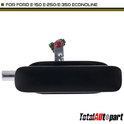 Sliding Door Black Exterior Door Handle for Ford E-150 E250 Econoline Right Side - Image 1 of 4