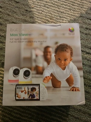 Nuevo monitor de bebé Babysense 5,5” 1080p Full HD pantalla dividida (BRM) Foto 1 de 2