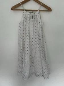 Matalan summer beach floaty white pattern dress age 13 years Brand New With Tags - Picture 1 of 8