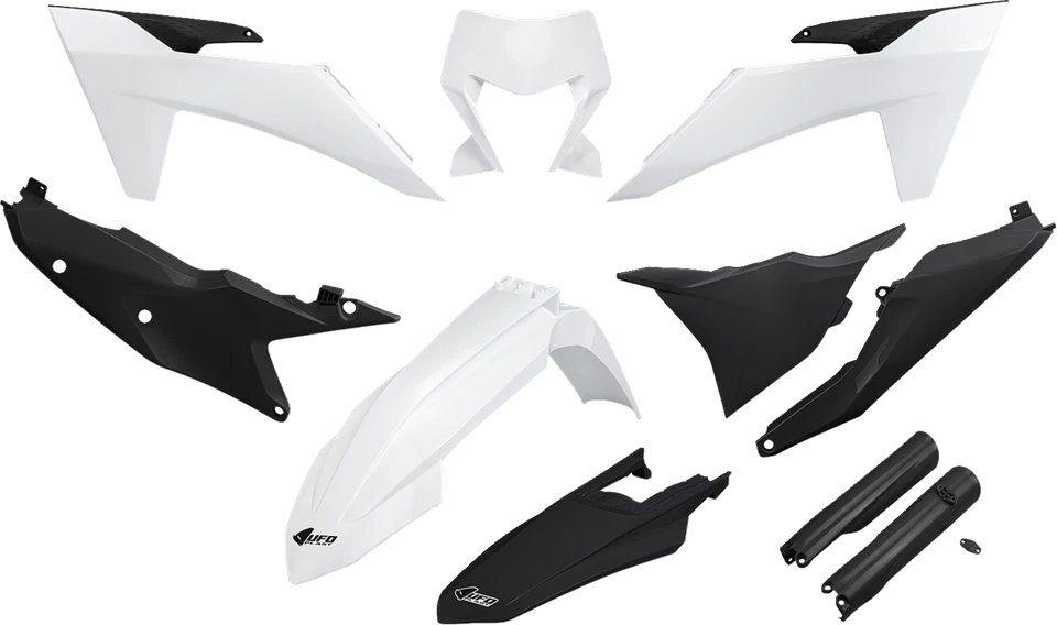 Kit de carrocería UFO - blanco/negro - se adapta a KTM - EX '24-'25 KTKIT530F@222 Foto 1 de 1