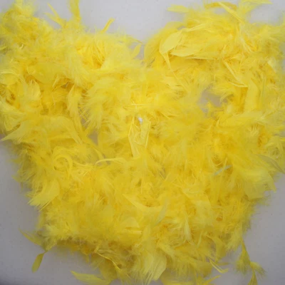 Nuevo Varios Colores 40g Plumas Boa Tira Esponjosa Artesanal Disfraz Boda Decoración 2M Foto 1 de 4