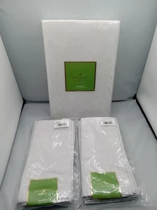 Kate Spade New York Tablecloth Oblong Larabee Dot Fresh Cream 70x104 8 Napkins  - Picture 1 of 14