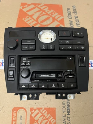 🔥 Unidad de radio y control de clima térmico/ac 1999 2000 2001 Infiniti Q45 OEM Foto 1 de 4
