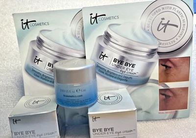 Lot, It Cosmetics Bye Bye Under Eye Concealing Pot Light 0.167 oz each. (2) - Image 1 of 4