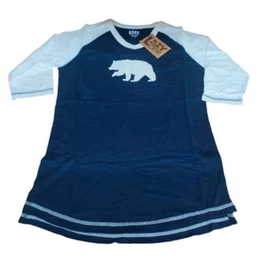 Lazyone Women Pyjama T-Shirts PJ Tops Cotton Nightshirt Sleepwear Bear Fair D87 - Picture 1 of 3