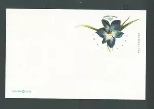 UX647 (Forever) Azulilo Flower Dark Blue Mint Postal Card - Picture 1 of 1