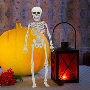 40 CM Moving Skeleton Frame Halloween Photo Props Spooky Skeletons - Picture 1 of 12