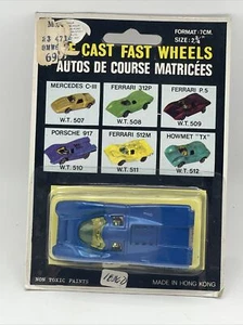 Vtg Tintoys Porsche 917 W.T. 510 DieCast Fast Wheels Rare On Card - Picture 1 of 6