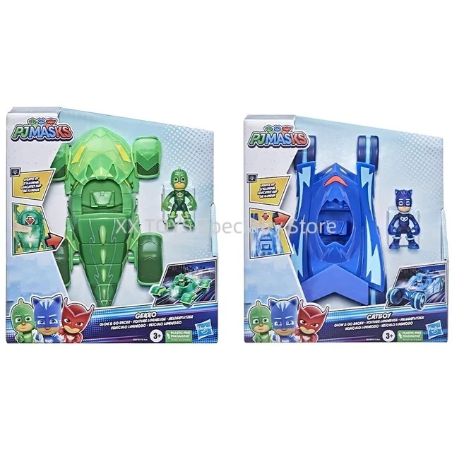 Hasbro PJ Masks Glow & Go Gekko-Mobile Gekko Car Light-Up Racer Catboy Car