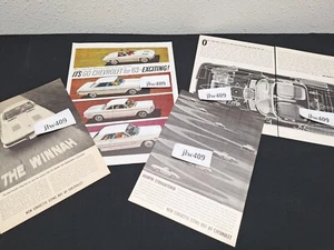 4 Vintage 1963 CHEVROLET CORVETTE ADS Original Print Ad Literature - Picture 1 of 5