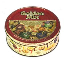 Old Golden Mix Toffee & Chocolates Adv. Litho Printed Box - Keepsake Box i2-327
