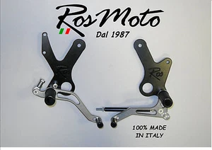 PEDANE ARRETRATE REARSETS DUCATI MULTISTRADA - HYPERMOTARD  ROSMOTO - Picture 1 of 2