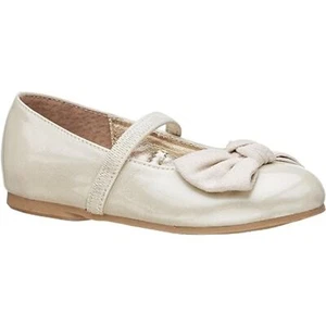 NINA Girl's Fiorenza (Toddler/Little Kid) Ivory Liquid Patent 10 Toddler M - Picture 1 of 1
