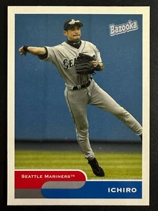 Ichiro Suzuki 2004 Topps Bazooka Throwing Baseball Card Seattle Mariners #64 - Picture 1 of 2
