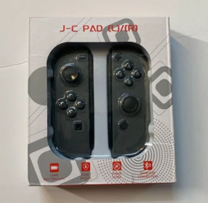 J-C PAD L/R Controller Jet Black For Nintendo Switch New Game Grips - Picture 1 of 4