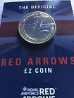 red arrows £2 b/u coin in original blister pack.