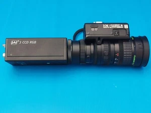 JAI CV-M91 3CCD RGB Color Industriekamera mit Fujinon T16x5.5DA-R11 gebraucht. - Bild 1 von 9