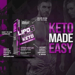 Nutrex Research Lipo-6 Keto Ketogenic Weight Loss 60 Caps CLEARANCE EXPIRY 7/24 - Picture 1 of 3