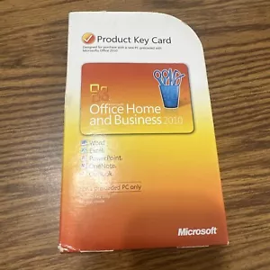 MS Microsoft Office 2010 Home and Business Product Key Card (PKC) - Picture 1 of 3