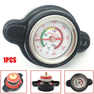 High Pressure Radiator Cap w/ Temp Gauge For Honda CRF450R Yamaha WR450F 2003-15 - Picture 1 of 8