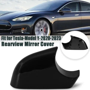 Right Passenger Side Door Wing Mirror Lower Holder Cover Black For Tesla Model Y - Picture 1 of 10